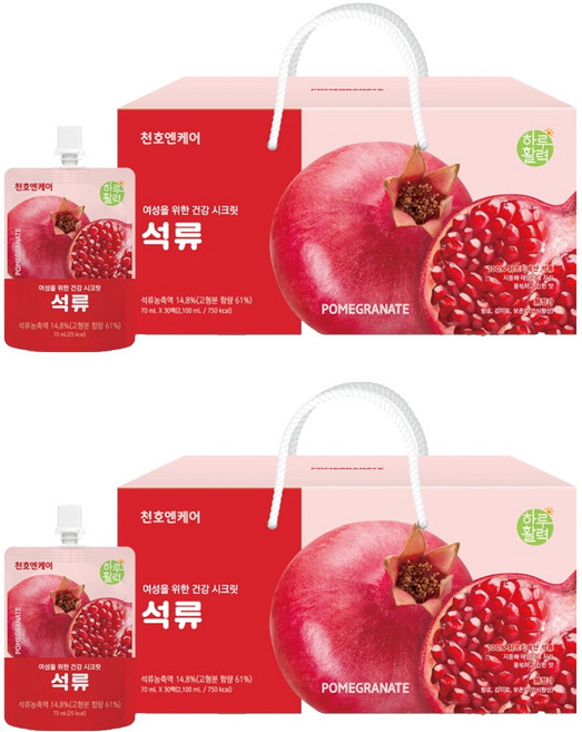 천호엔케어 하루활력 석류즙, 2.1L, 60개