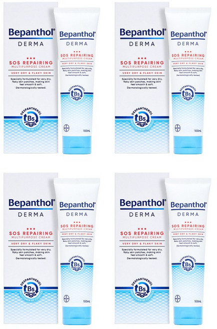 비판톨 더마 멀티 퍼포즈 크림, 4개, 100ml