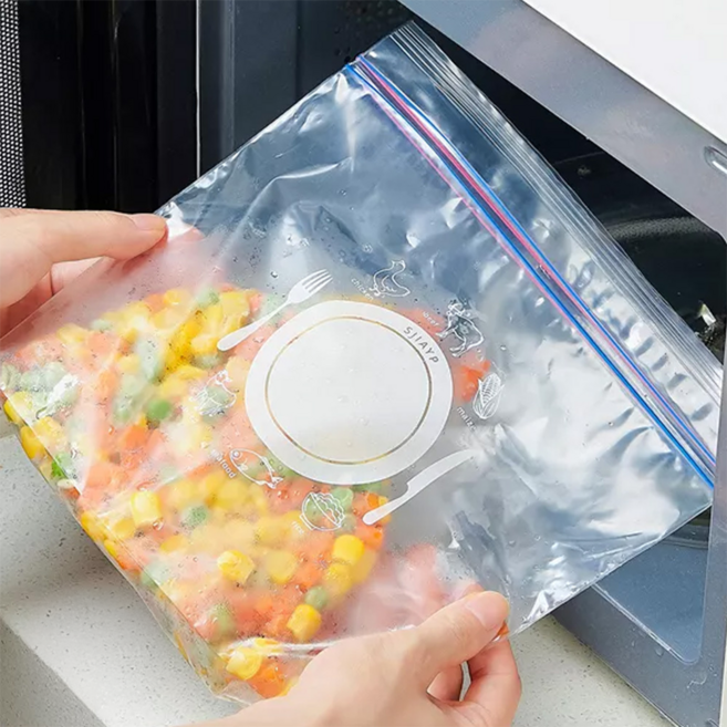 SJIAYP 站立式密封袋, S (18 x 19 x 7cm), 20個, 2組