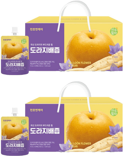 하루활력 도라지배즙, 70ml, 60개