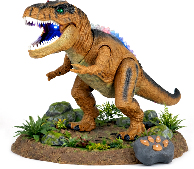 예샘 다이노파크 티라노사우루스 R/C, 혼합색상, 1개