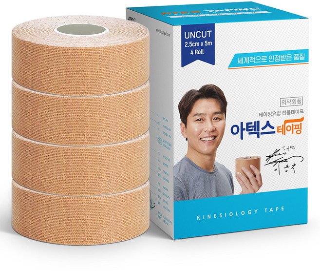 아텍스 테이핑 언컷, 4개입, 1개