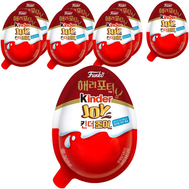킨더 조이 초콜릿 핑크, 20g, 8개