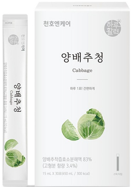 천호엔케어 양배추청, 450ml, 1개