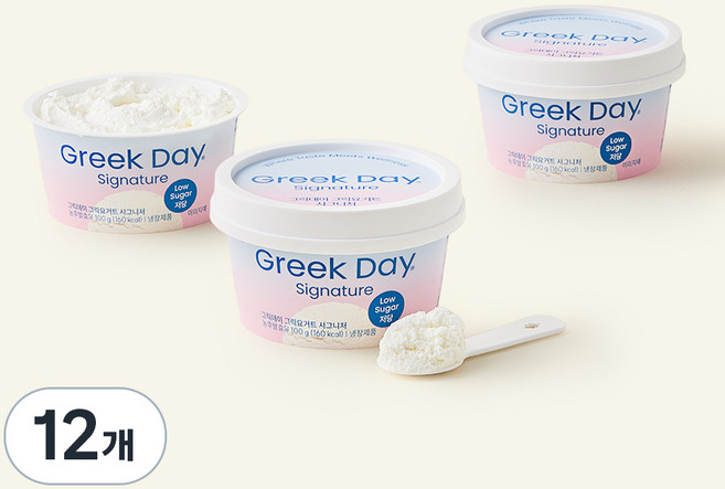 그릭데이 그릭요거트 시그니처, 100g, 12개
