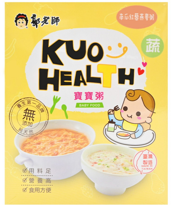 郭老師 常溫寶寶粥 2包, 300g, 1盒