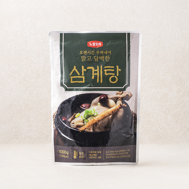 노랑오리 삼계탕, 1kg, 1개