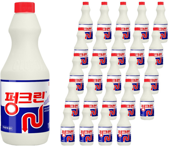 펑크린 배수구세정제, 1L, 25개