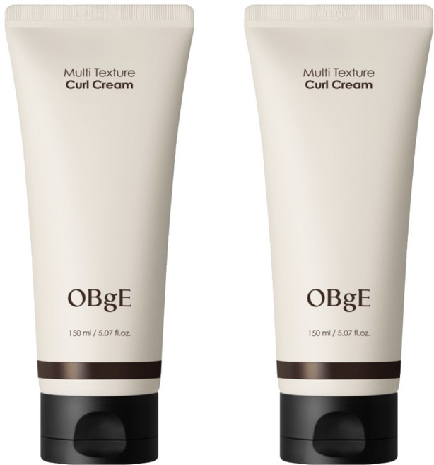 OBgE 台灣公司貨 百變造型定型髮乳 淡香型, 2個, 150ml