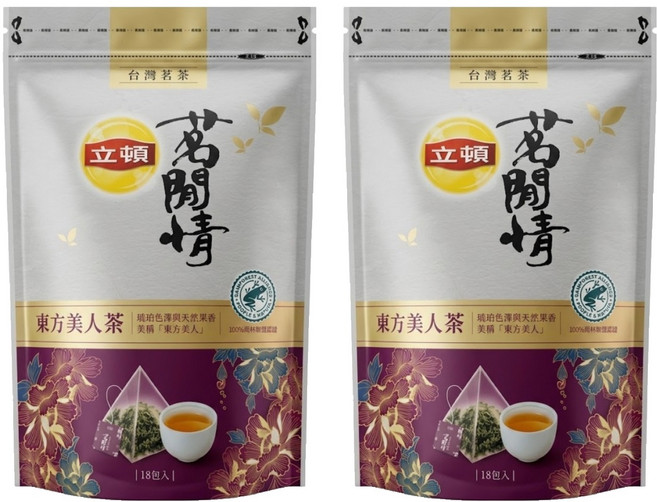 Lipton 立頓 茗閒情東方美人茶包, 2.8g, 18包, 2袋