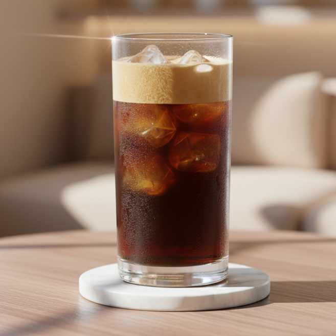 리빙메이트 트라이탄 일자형 컵 430ml, 투명, 1개