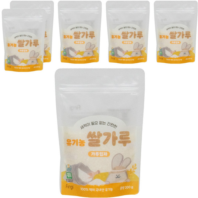 Firgi 孩童副食品米糊粉, 6個, 200g