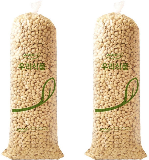우리식품 팝콘 뻥튀기, 1kg, 2개