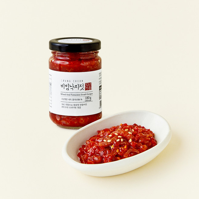광천 비빔낙지젓, 180g, 1개