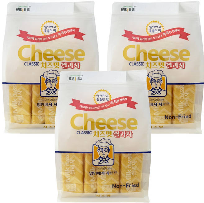 HEALTH DAILY 健康日誌 起司米餅, 240g, 3袋
