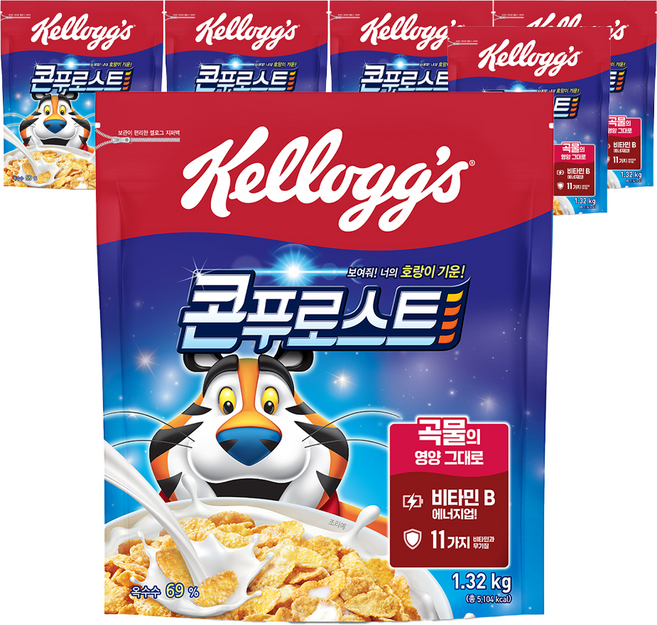 콘푸로스트 시리얼, 1.32kg, 6개