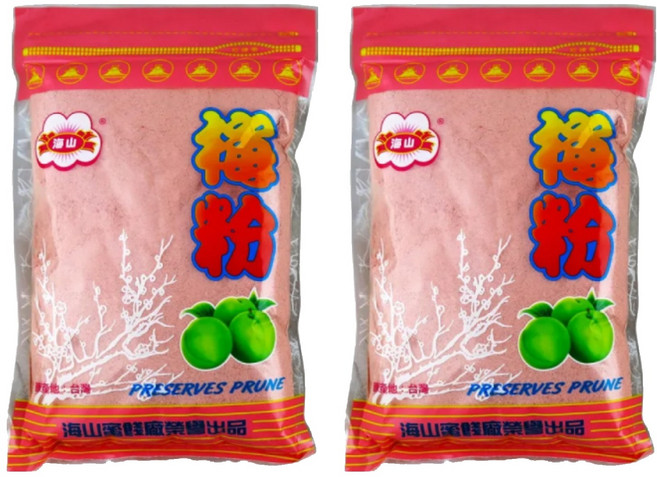海山 梅粉, 600g, 2包