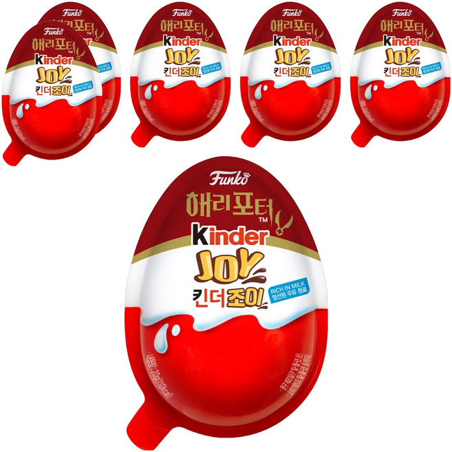 킨더 조이 초콜릿 해리포터, 20g, 6개