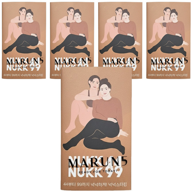 NUKK NUKK 女士寬鬆 高彈力褲襪 20D 5入