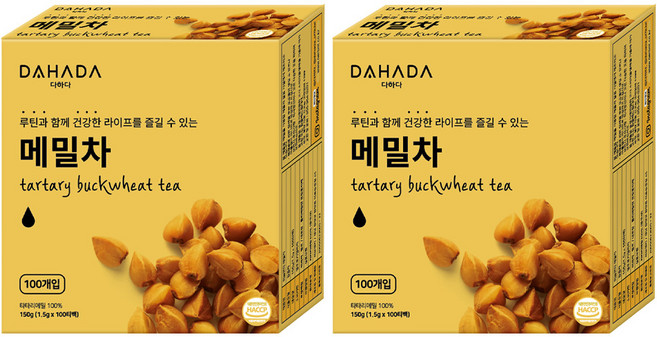 다하다 메밀차, 1.5g, 100개입, 2개