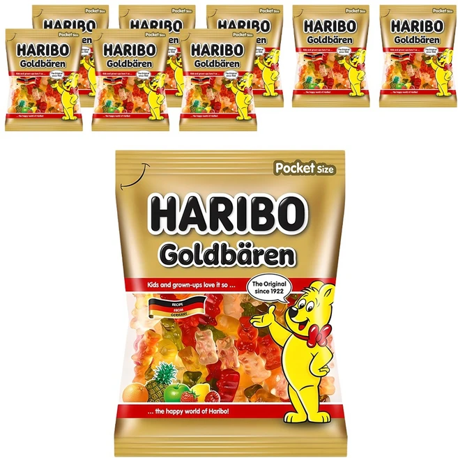 하리보 골드베렌 젤리, 100g, 9개 - 쿠팡