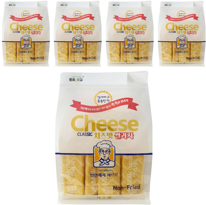 HEALTH DAILY 健康日誌 韓式米餅 起司, 240g, 5袋