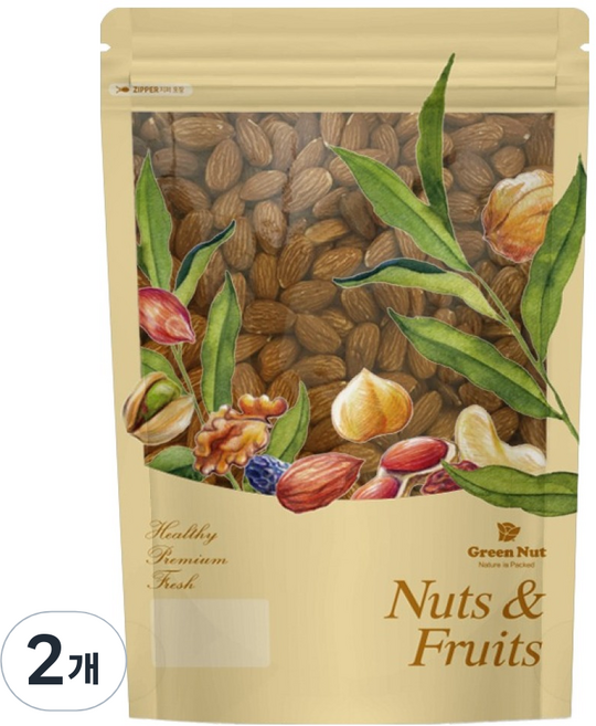 그린너트 생아몬드, 900g, 2개