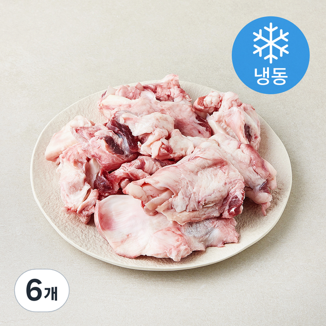 한우 힘줄 탕용 (냉동), 6개, 1kg