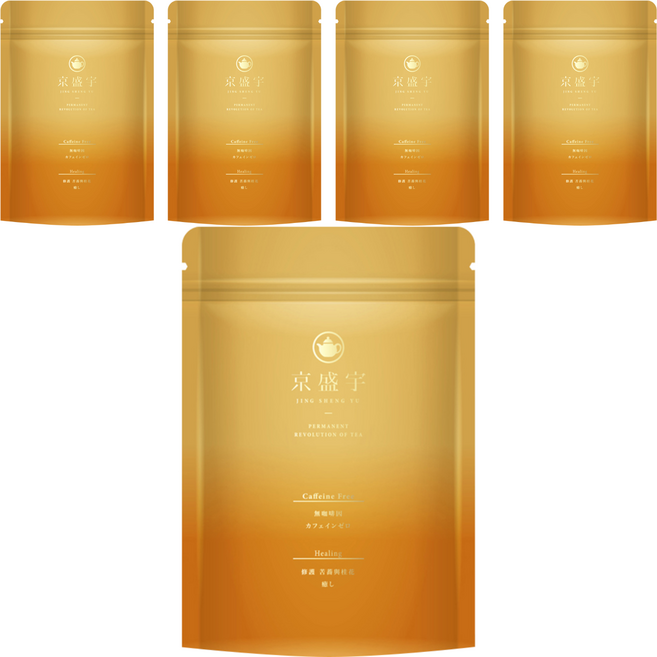 京盛宇 無咖啡因 修護 苦蕎桂花茶, 5g, 10包, 5袋