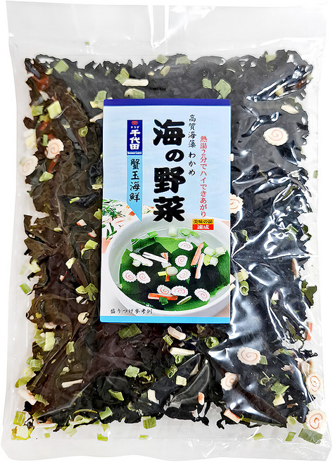 千代田 蟹玉海鮮海帶芽, 80g, 1包