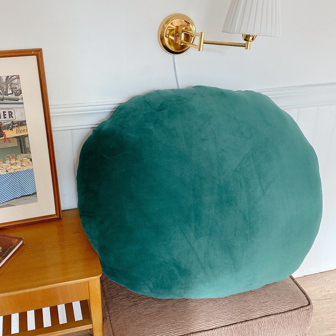 리브숨 쫀득 말랑 츄이 소파 쿠션, 그린