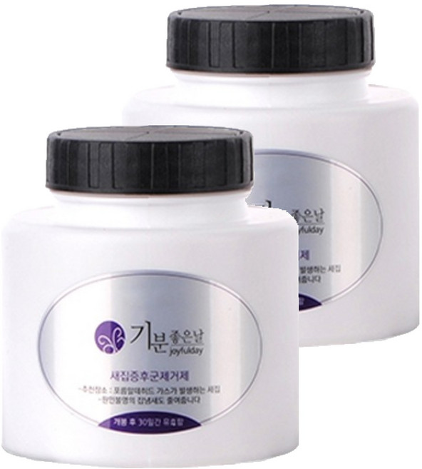 기분좋은날 방향제 자동 분사기 냄새 제거 카트리지 리필 대, 240g, 2개, 푸른숲속