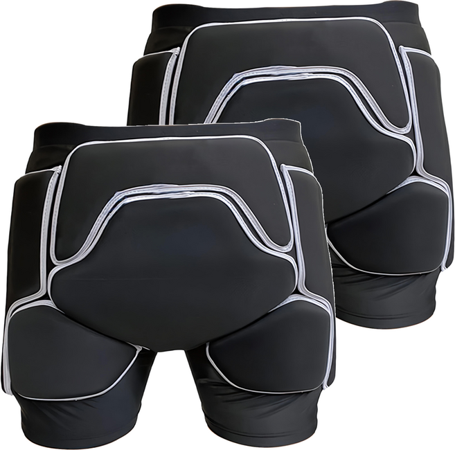 感恩使者 運動防摔防撞護臀褲 ZHCN2409 黑色灰邊, 2件