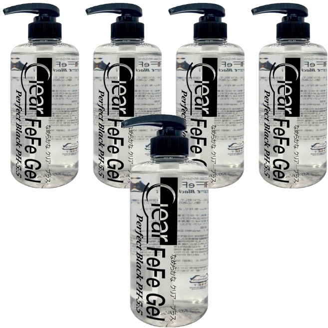 클리어페페 PH 5.5 바디 마사지젤 펌프형, 500ml, 5개 - 쿠팡