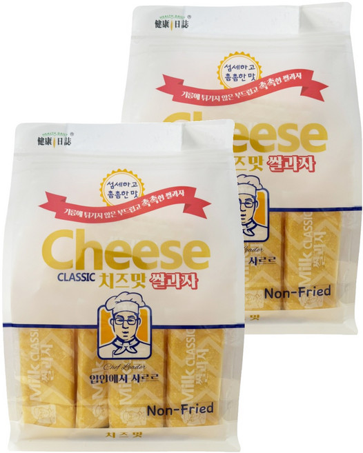 HEALTH DAILY 健康日誌 韓式米餅 起司, 240g, 2袋