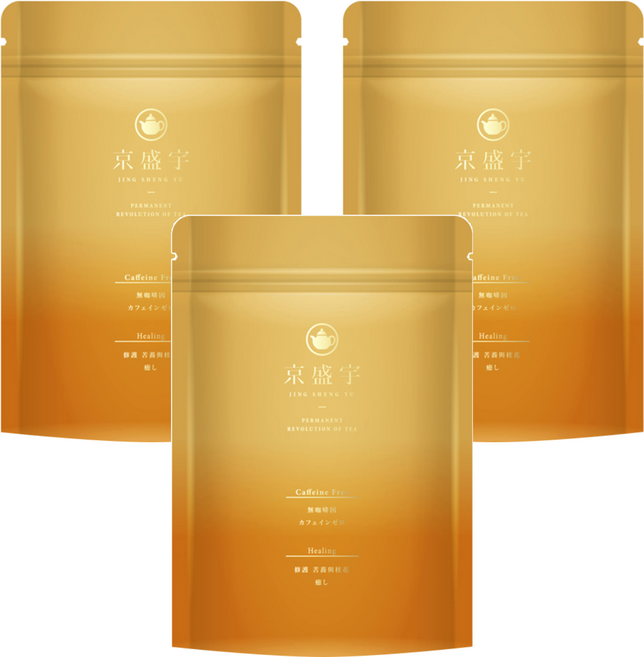 京盛宇 無咖啡因 修護 苦蕎桂花茶, 5g, 10包, 3袋