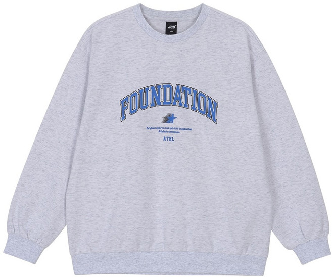 제이씨비 남아용 분또 레터 나염 맨투맨 티셔츠 U104