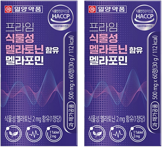 IL-YANG 一洋藥品 Prime 植物性褪黑激素 Mela-Phymin 30g, 60錠, 2個