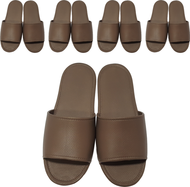 신우실업 EVA 클래식 거실화, 브라운, 5개