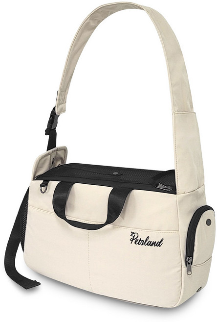 펫츠랜드 반려동물 스너그 슬링백, 베이지, 1개