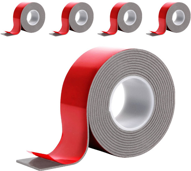 스코라 초강력 품 양면 테이프 실내용 회색 2.5cm x 2m, 5개