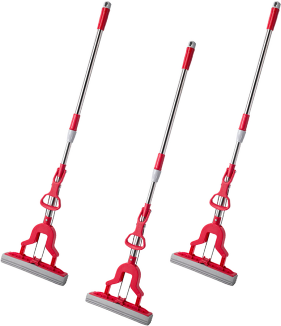 리아오 접이식 매직펄프 청소기 밀대, 3개