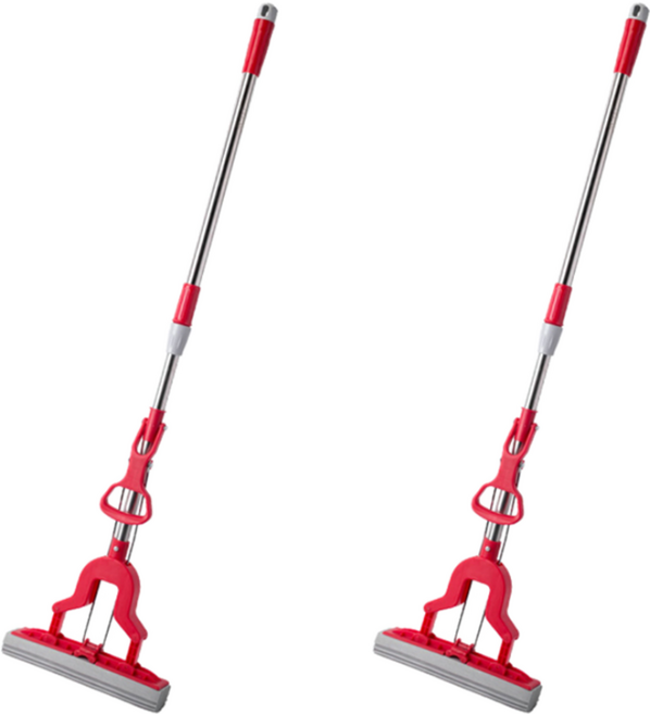 리아오 접이식 매직펄프 청소기 밀대, 2개