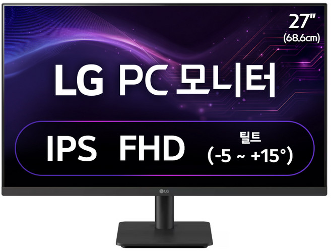 LG전자 FHD PC 모니터, 68.6cm, 27MS500