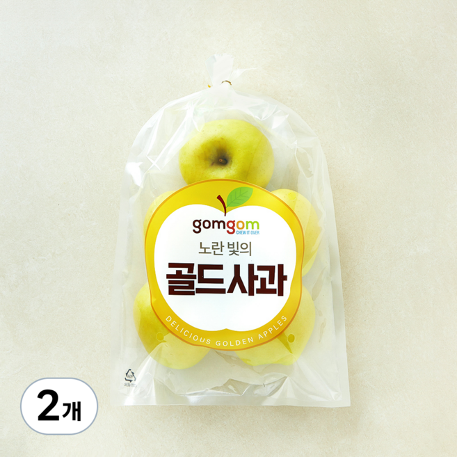 곰곰 시나노 골드사과, 1.5kg(중과), 2개