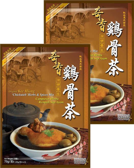 奇香 馬來西亞雞骨茶湯料包 2包, 70g, 2袋