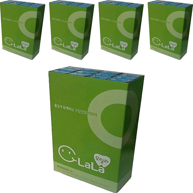 오랄라 미세모칫솔 1box 블루/퍼플/ 클리어/엘로우, 12개입, 5개