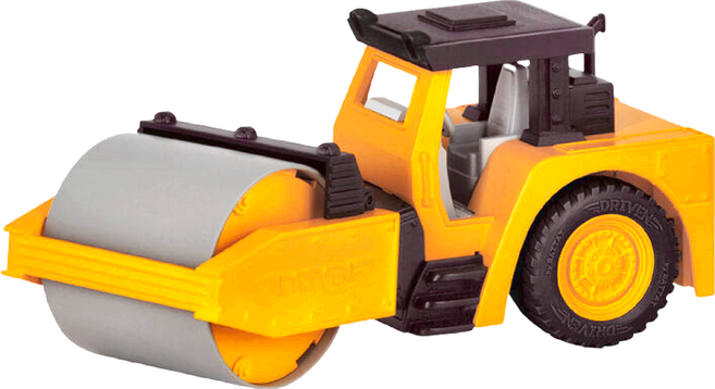 DRIVEN by BATTAT 小型壓路機 3歲以上, 黃色, 1個