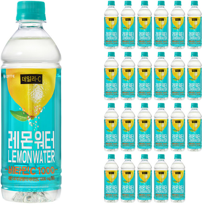 데일리씨 레몬워터, 24개, 500ml