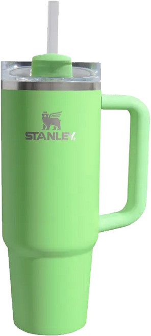 STANLEY 台灣公司貨 冒險系列 吸管隨手杯2.0, 粉彩綠, 880ml, 1個